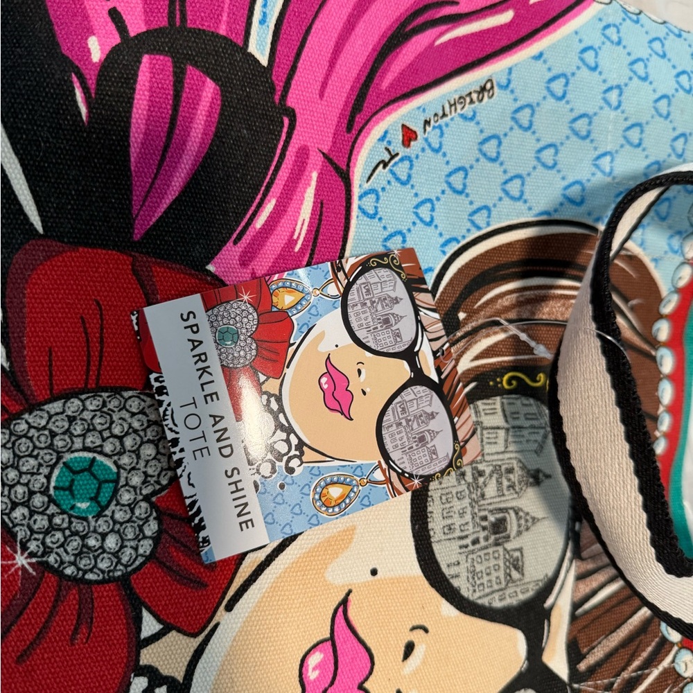Brighton Sparkle and Shine Canvas Tote Bag - Picture 7 of 8